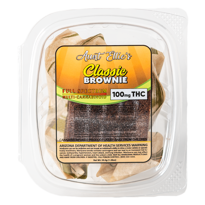 Aunt Ellies Classic Brownie-Transparent- Halo Infusions