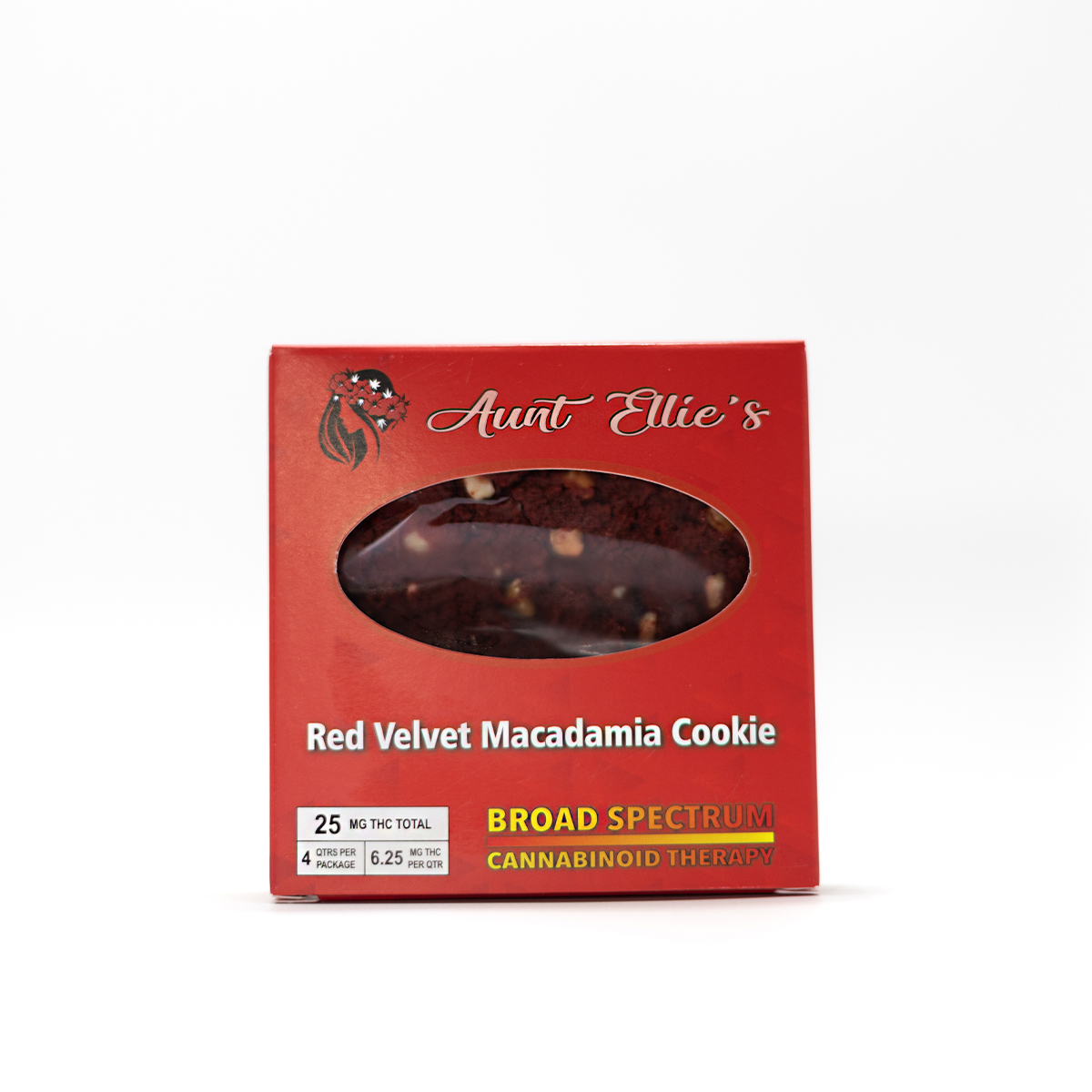 Aunt Ellies Red Velvet Macadamia Cookie