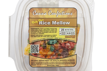 Canna Confections Daily Dose Rice Mellow 25mg. Halo Infusions. Full Spectrum