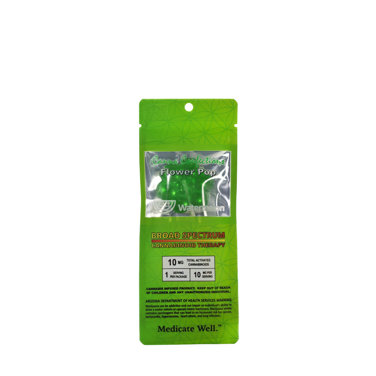 Canna Confections Flower Pop Watermelon