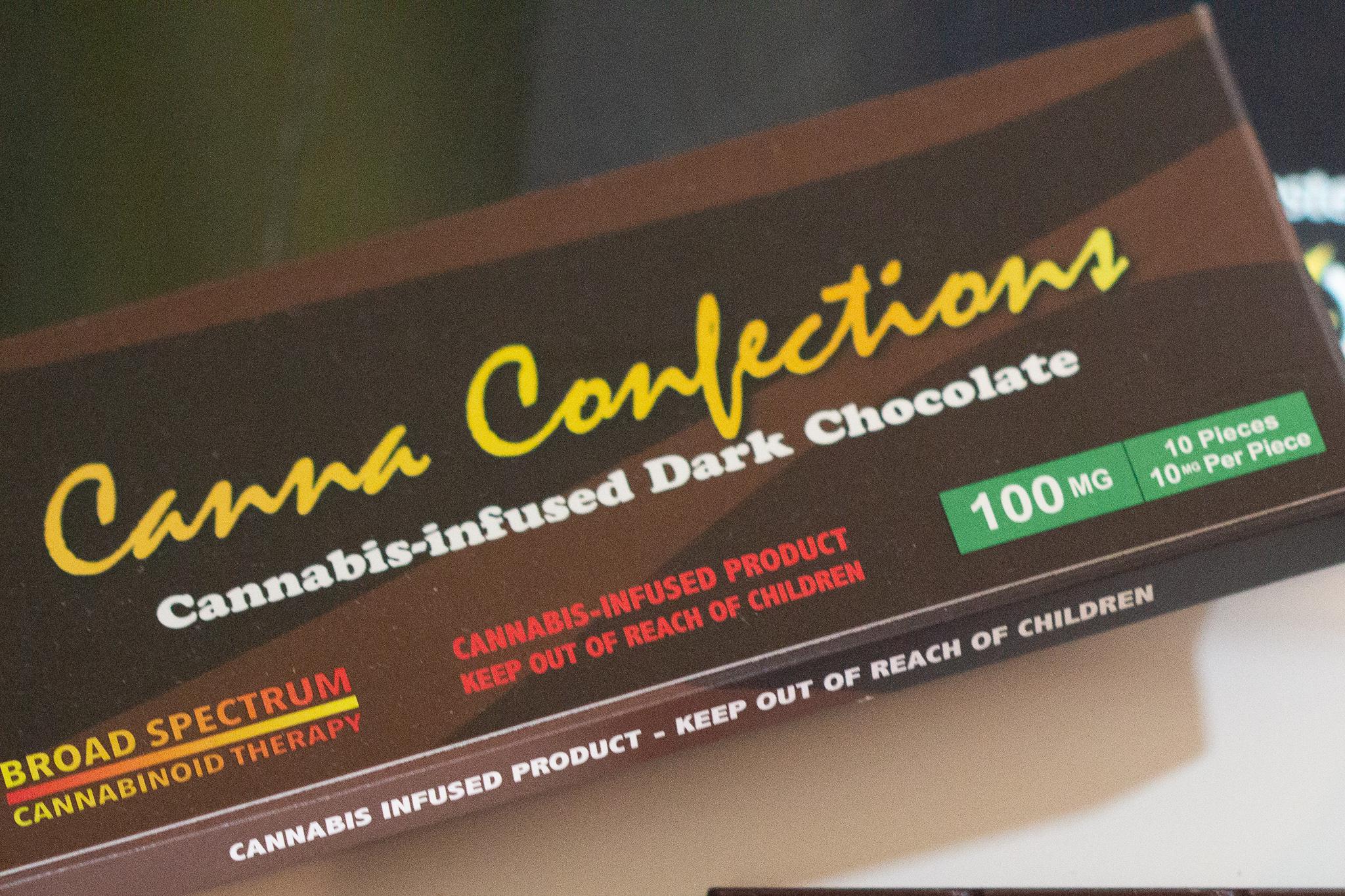 Canna_Confections-Infused_Dark_Chocolate_Bar-Belgian-100mg-Halo_Infusions