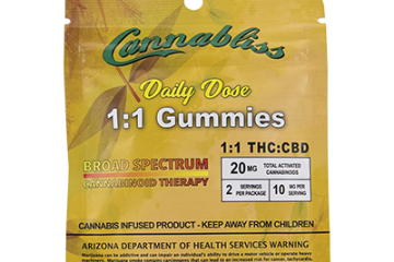 Cannabliss 1:1 Daily Dose Gummies