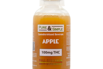 Pure Simple RTD Apple with dosing cup- STOCK - Halo Infusions