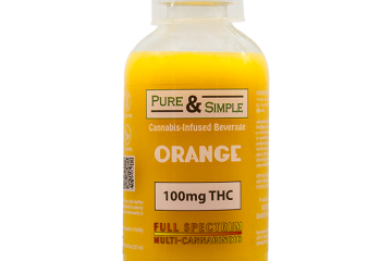 Pure Simple RTD Orange with dosing cup - STOCK - Halo Infusions