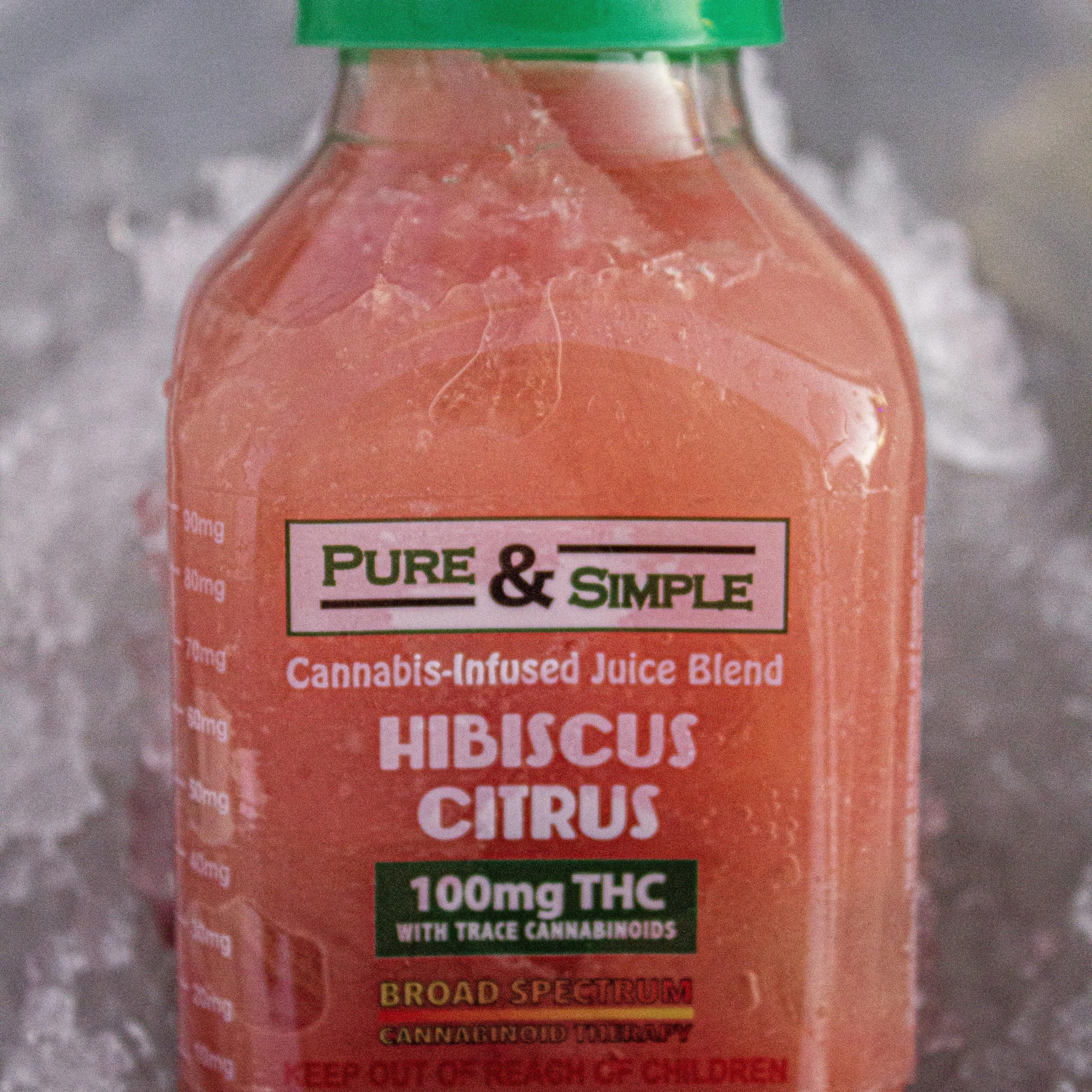 Pure_Simple_Juices-Hibiscus_Citrus-100mg-Halo_Infusions