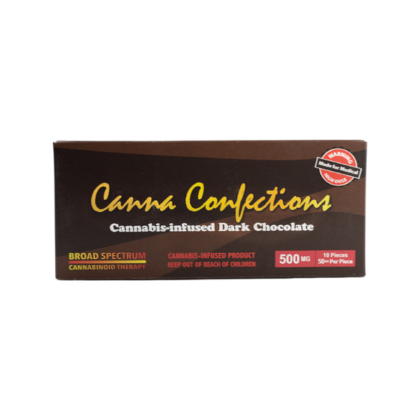 Canna Confections Dark Chocolate 500mg