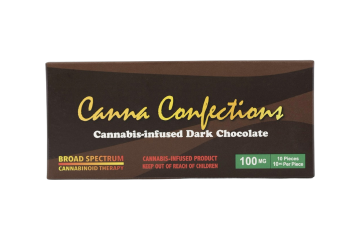 Canna Confections Dark choc, 100mg