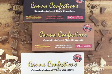 Halo Infusions, canna confections, 50mmg chocolate, made for medical