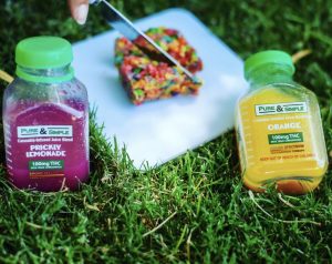 picnic combo, Pure & Simple, Rice Mellow, juice, canna confections, halo infusions
