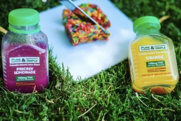 picnic combo, Pure & Simple, Rice Mellow, juice, canna confections, halo infusions
