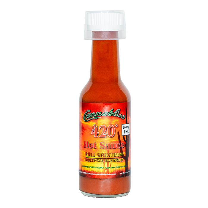 Cannabliss 420 Hot Sauce - stock - Halo Infusions