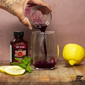 10-minute mocktail, Cannabliss Citrus Syrup, halo infusions