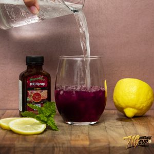 10-minute mocktail, Cannabliss Citrus Syrup, halo infusions