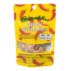 Cannabliss Spicy Gummies 100mg - stock - Halo Infusions