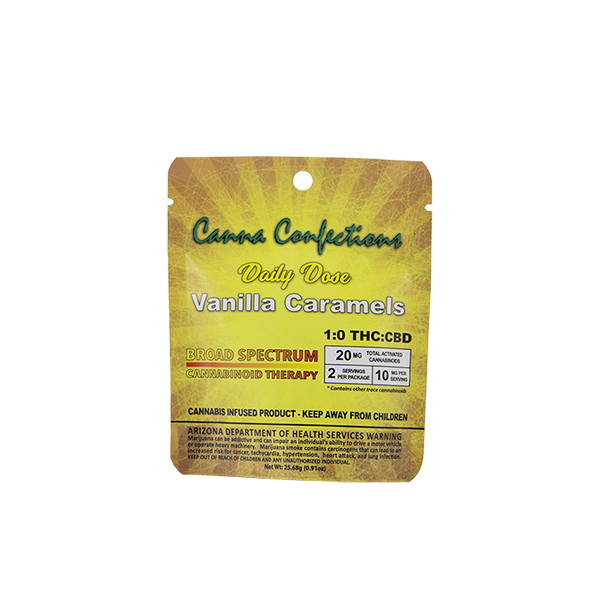 Daily Dose Caramels Transparent Canna Confections