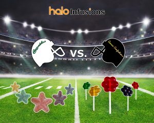 cannabliss vs. canna confections, Super Bowl, Halo Infusions