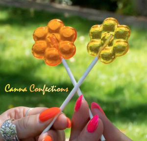 Life's little treats Canna Confections flower pops Halo Infusions