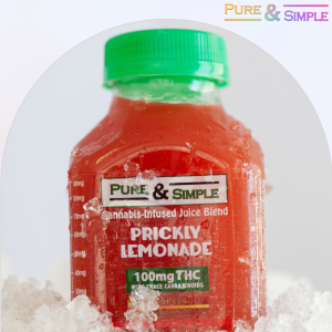 Defrosted Prickly Lemonade Pure Simple Pricklyl Lemonade on ice Halo Infusions