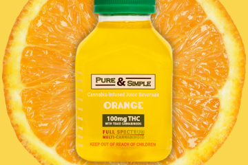 Orange You thirsty Pure Simple Orange graphic 100mg juice Halo Infusions
