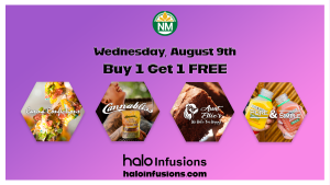 Halo Infusions August 2023 dispensary specials