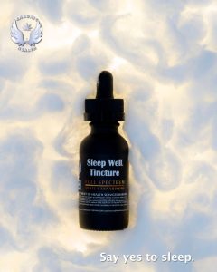 Sleep Well Chronic Health Sleep Well tincture in the clouds Say yes to sleep Halo Infusions. tucson edibles