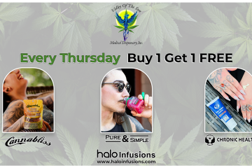 Valley of the Sun BOGO on all Halo Infusions products Digital Ad. tucson edibles, september specials, valley of the sun edibles promo