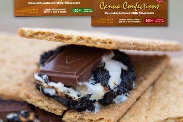 Ditch the Ordinary Bar Canna Confections Milk Chocolate Smores 101723. best edibles in arizona. tucson edibles