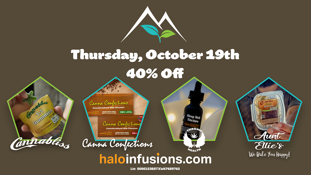 High Mountain Health 40% Off High Mountain Health October 19th 40 Off all Halo Infusions