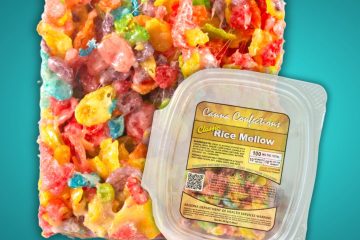 Fruity Fun Canna Confections BIG Rice Mellow. full spectrum. halo infusions. best edibles in arizona. tucson edibles