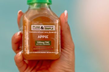 Thirst-Quencher Pure Simple Apple juice on hand - Halo Infusions. full spectrum. best edibles in arizona. tucson edibles