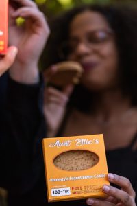 Aunt Ellies Homestyle Peanut Butter Cookies ella boo - Halo Infusions. full spectrum. best edibles in arizona. 100mg