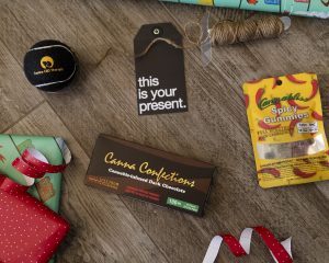 The Best Presents Canna Confections Dark Choc and Cannabliss Spicy - Halo Infusions. full spectrum