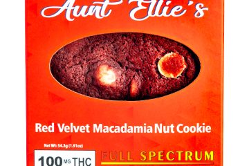 Aunt Ellie's 100mg THC Red Velvet Macadamia Nut Cookie