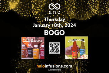ANC Jan 18th BOGO on Halo Infusions. January 2024 dispensary specials