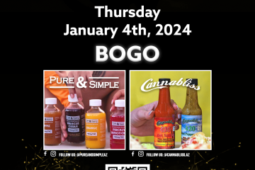 ANC Thurs Jan 4th BOGO - Halo Infusions. dispensary specials. january 2024 dispensary specials. best edibles in arizona. tucson edibles