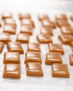 Canna Confections Caramel Close Up. Halo Infusions. full spectrum. 10mg. best edibles in arizona. tucson edibles