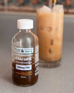 See the Bottle Pure & Simple Iced Chai Sam Hughes. Halo Infusions. full spectrum. best edibles in arizona. tucson edibles