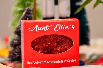 Fall Into Happiness Red Velvet Macadamia Nut Cookie 100mg and the Nut Cracker. full spectrum. Halo Infusions. best edibles in arizona. tucson edibles