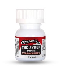 3d-Cannabliss syrup-strawberry