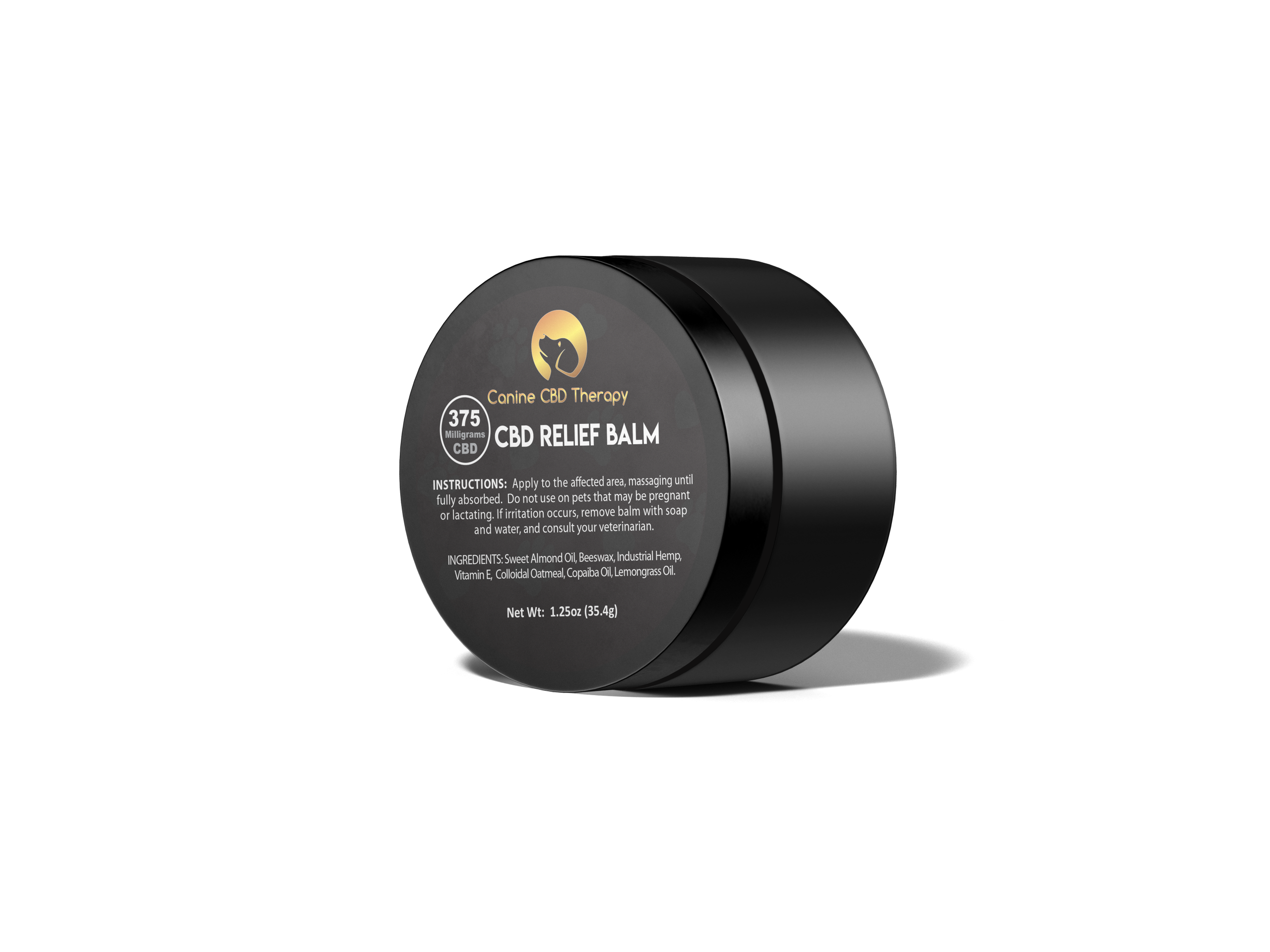 Canine CBD Relief Balm Mockup