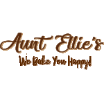 Aunt Ellies We Bake you Happy Logo